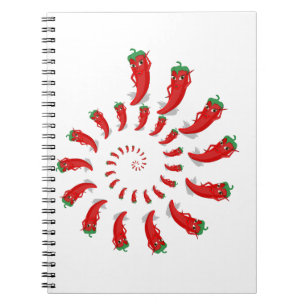 Caderno Espiral Red Pepper Diva Spiral