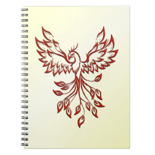 Caderno Espiral Red Phoenix Rises