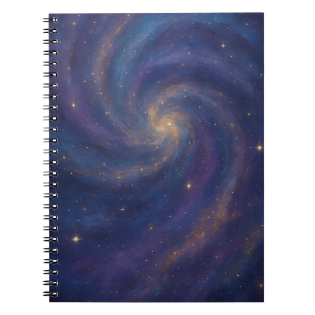 Caderno Espiral Redemoinho Galáctico (Frente)