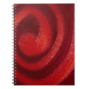 Caderno Espiral Redemoinhos do verniz para as unhas