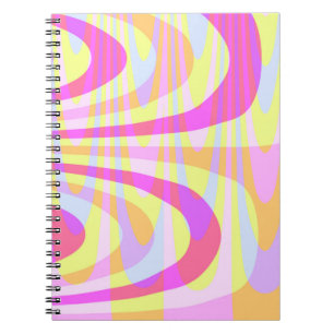 Caderno Espiral redemoinhos dos anos 70