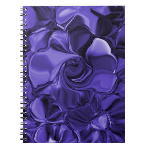 Caderno Espiral Redemoinhos Roxos