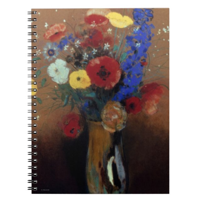 Caderno Espiral Redon: Flores selvagens, C1912 (Frente)