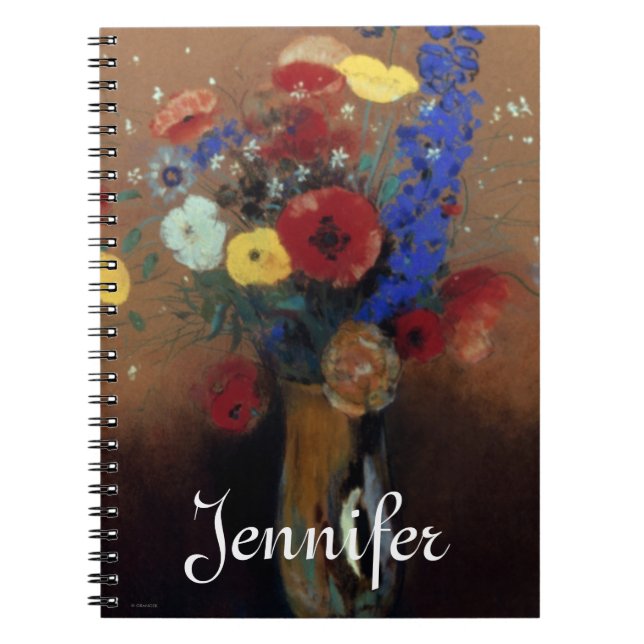 Caderno Espiral Redon: Flores selvagens, C1912 (Frente)