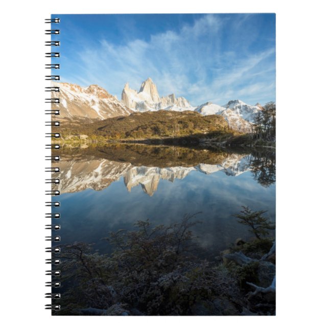 Caderno Espiral Reflexão do Patagonia (Frente)