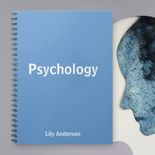 Caderno Espiral Reflexões Cornflower: Psicologia Personalizada
