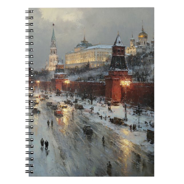 Caderno Espiral Reflexões da Notebook Kremlin (Frente)