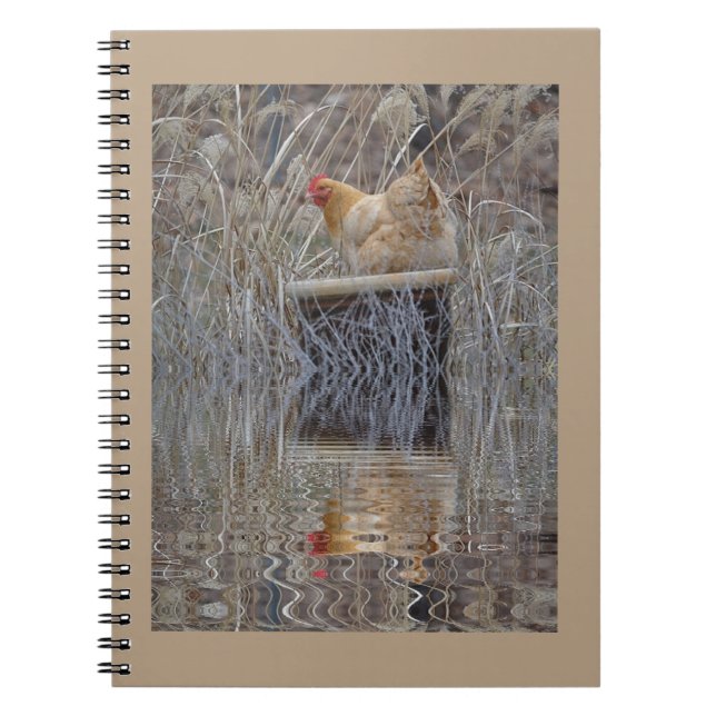 Caderno Espiral Reflexões de frango (Frente)