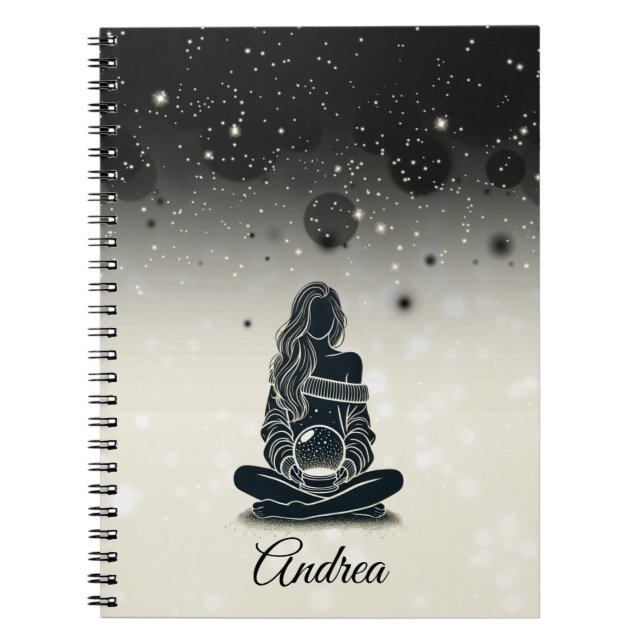 Caderno Espiral Reflexões de Stardust (Frente)