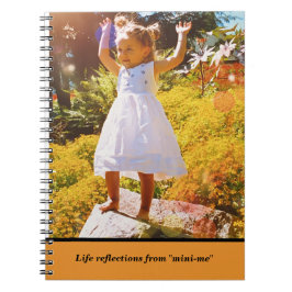 Caderno Espiral Reflexões de vida não filtradas de "mini-me"