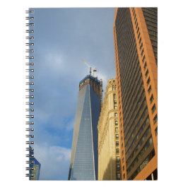 Caderno Espiral Reflexos de Arranha-céus de Nova York