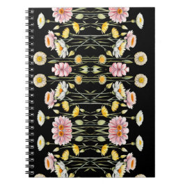 Caderno Espiral Reflexos Florais
