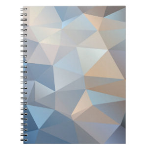 Caderno Espiral Refrigere o teste padrão abstrato do triângulo