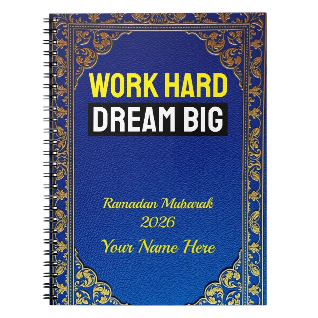 Caderno Espiral Regal Blue Book Cover 2026 (Frente)