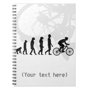 Caderno Espiral Regime de Evolução Humana de Ciclismo Moderno
