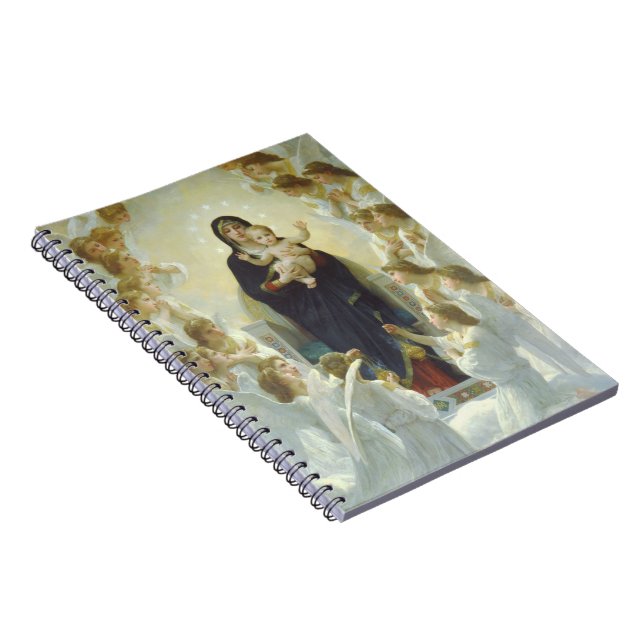 Caderno Espiral Regina angelorum - William Adolphe Bouguereau (Lado Direito)