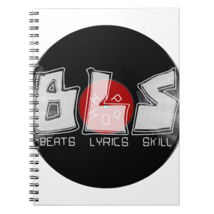 Caderno Espiral Registro de vinil de BLS - habilidade = HIP HOP
