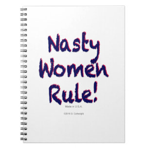 Caderno Espiral Regra das Mulheres Desagradáveis