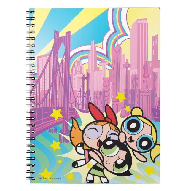 Caderno Espiral Regra de Raparigas Powerpuff (Frente)