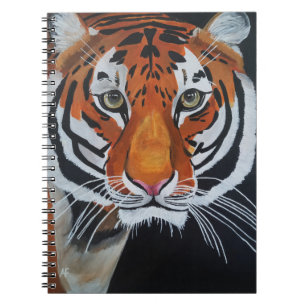 Caderno Espiral Rei da Selva Pintura por Alfred Fox