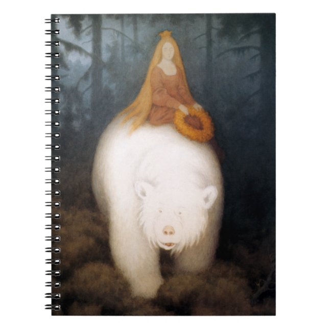 Caderno Espiral Rei Valemon do urso branco (Frente)