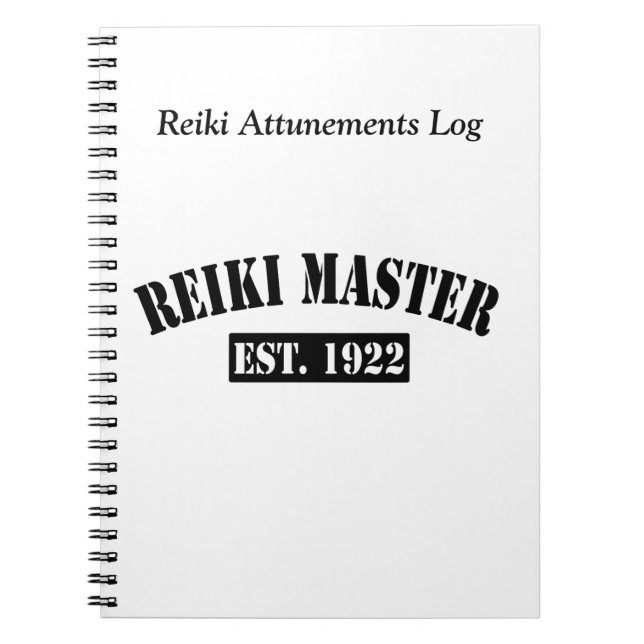 Caderno Espiral Reiki Master (Frente)
