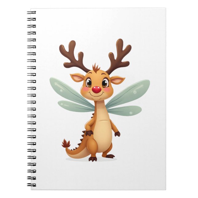Caderno Espiral Reindeer Dragonfly (Frente)