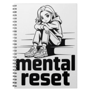 Caderno Espiral Reinício Mental – Edição de Reflexão Silenciosa