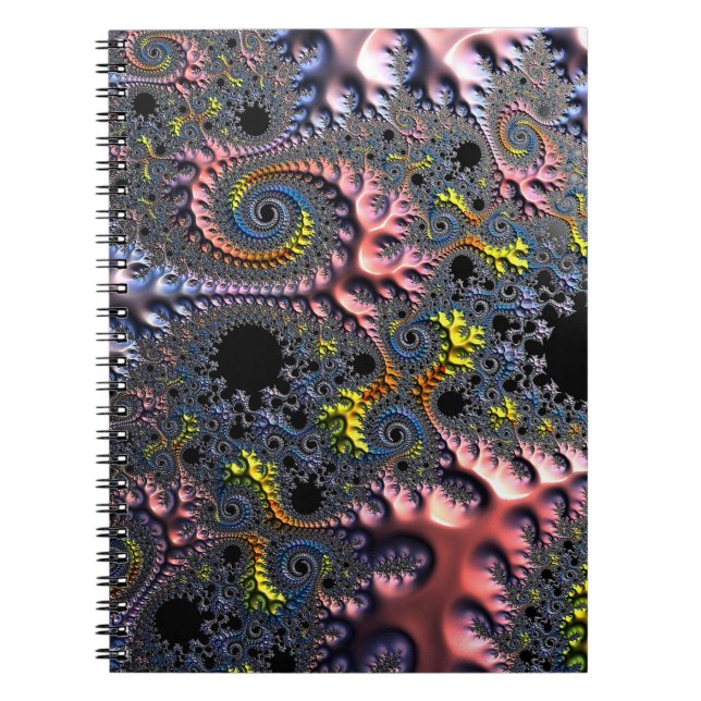 Caderno Espiral Reinos Espirais Infinitos (Frente)
