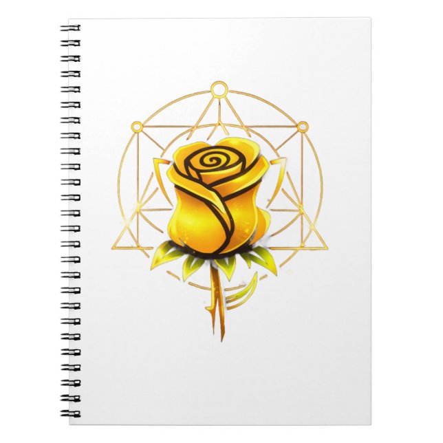 Caderno Espiral "Rejected Rose Golden Edition Personalized Journal (Frente)