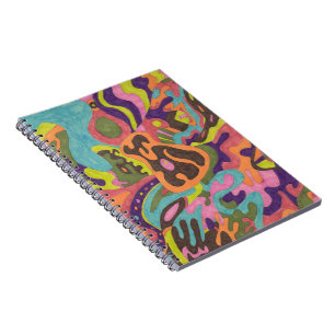 Caderno Espiral "Relase" Abstrato Art