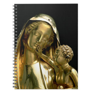 Caderno Espiral Relicário do Virgin do d'Evreux de Jeanne, 1339 (