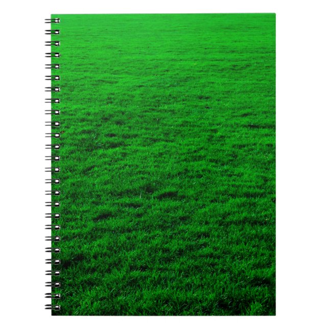 Caderno Espiral relva verde-fundo (Frente)