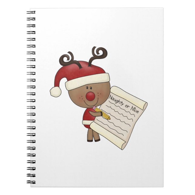 Caderno Espiral Rena de Rudy impertinente ou NIC (Frente)