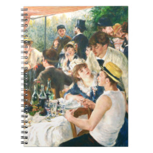 Caderno Espiral Renoir Luncheon do Partido Barco Renoir