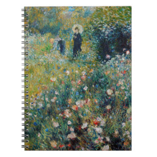 Caderno Espiral Renoir - Mulher com Parasol num Jardim