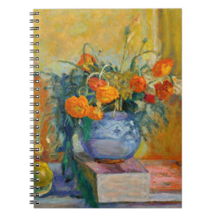 Caderno Espiral Renoncules to Vase Bleu   Pierre Bonnard