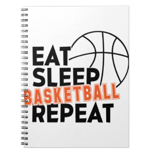 Caderno Espiral Repetir o teste de basquete de repouso