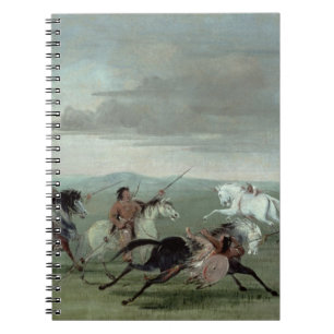 Caderno Espiral Reptos do Comanche da equitação marcial, 1834