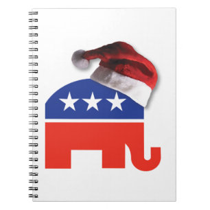 Caderno Espiral Republicano-Elefante-XMAS