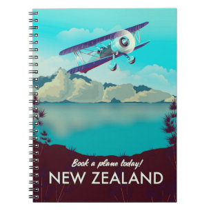 Caderno Espiral Reserve um Plano Hoje! Nova Zelândia