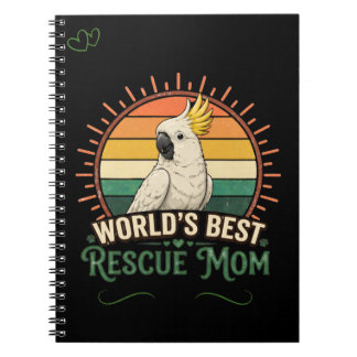 Caderno Espiral Resgate de Cacatua Mãe de Pássaro