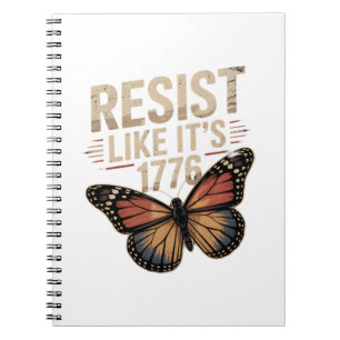 Caderno Espiral Resiste como se fosse 1776