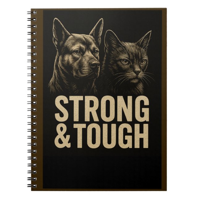 Caderno Espiral Resistência: Pet Art Negrito (Frente)