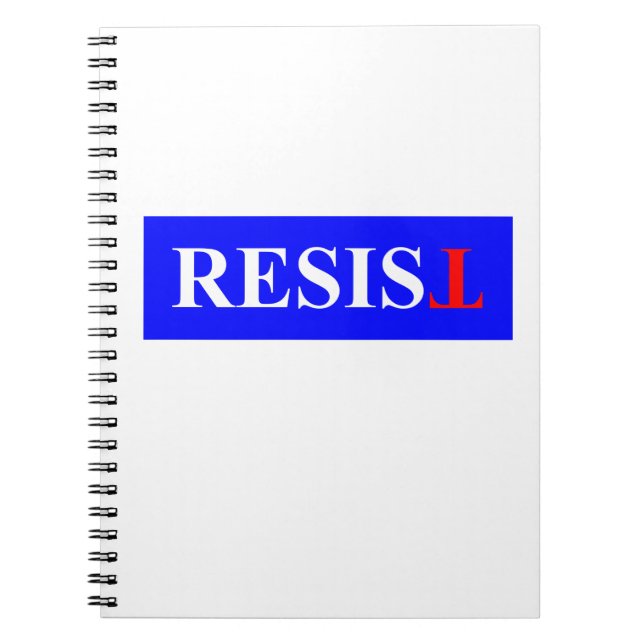 Caderno Espiral Resistir (Frente)