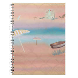 Caderno Espiral Resort Art Déco Desbotado