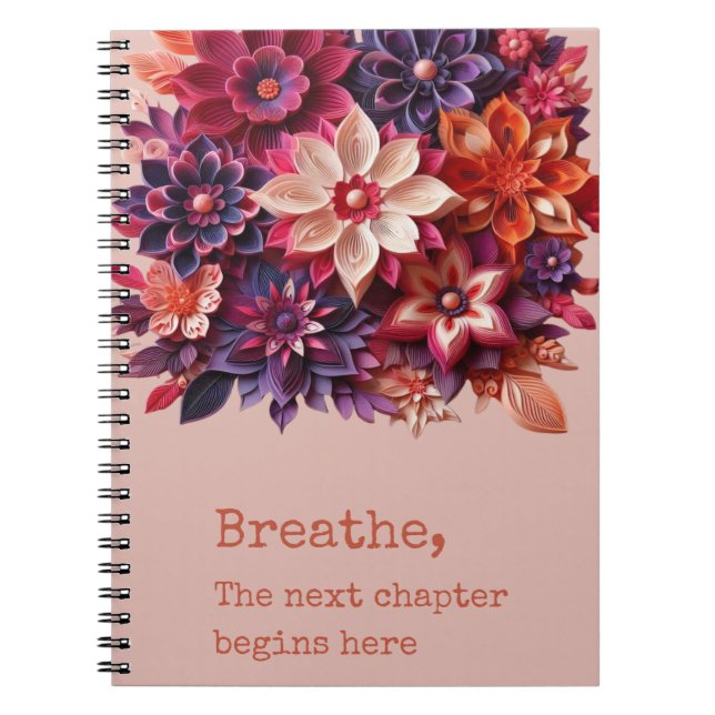 Caderno Espiral Respirar notebook (Frente)