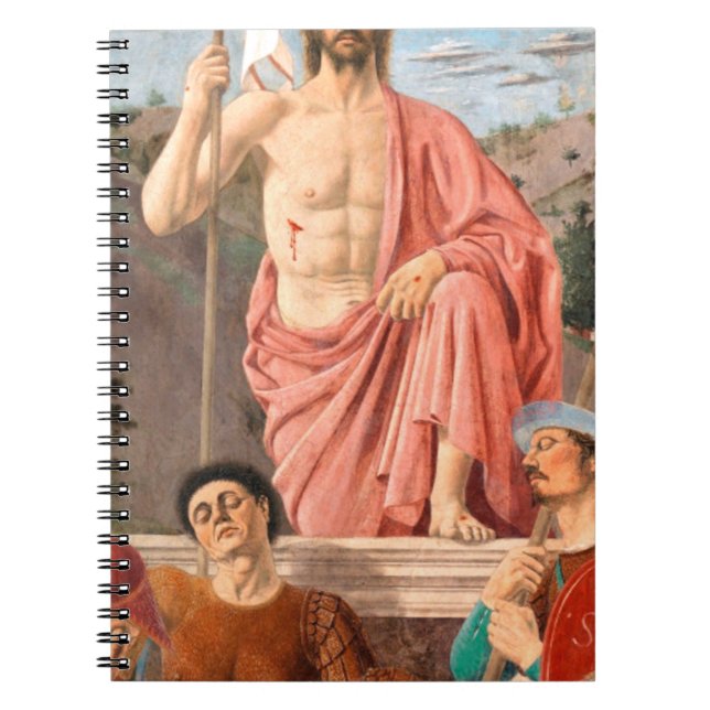 Caderno Espiral Ressurreição Do Cristo Por Piero della Francesca (Frente)
