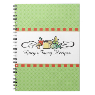 Caderno Espiral Restauração feita sob encomenda do cozinheiro