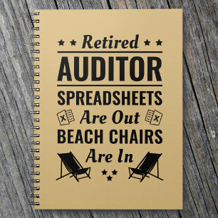 Caderno Espiral Retirada do Auditor Funny